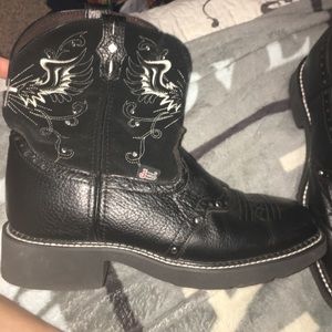 short black cowboy boots womens